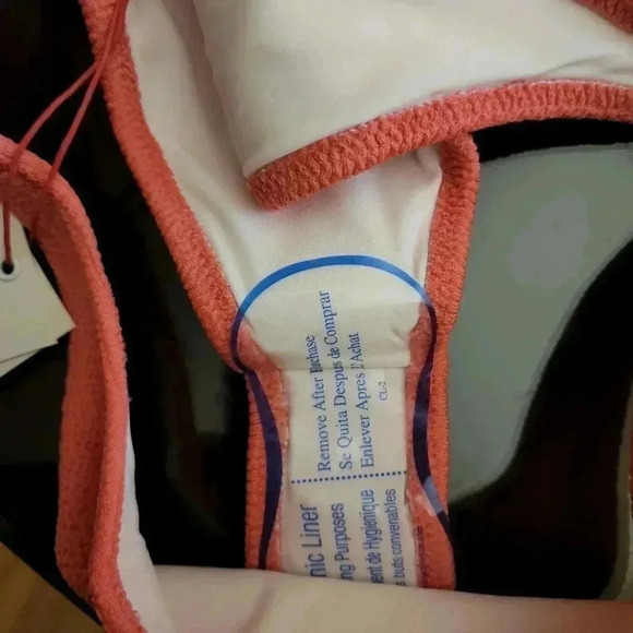 SOLID STRIPED BIKINI BOTTOM SIZE S - Picture 3 of 3